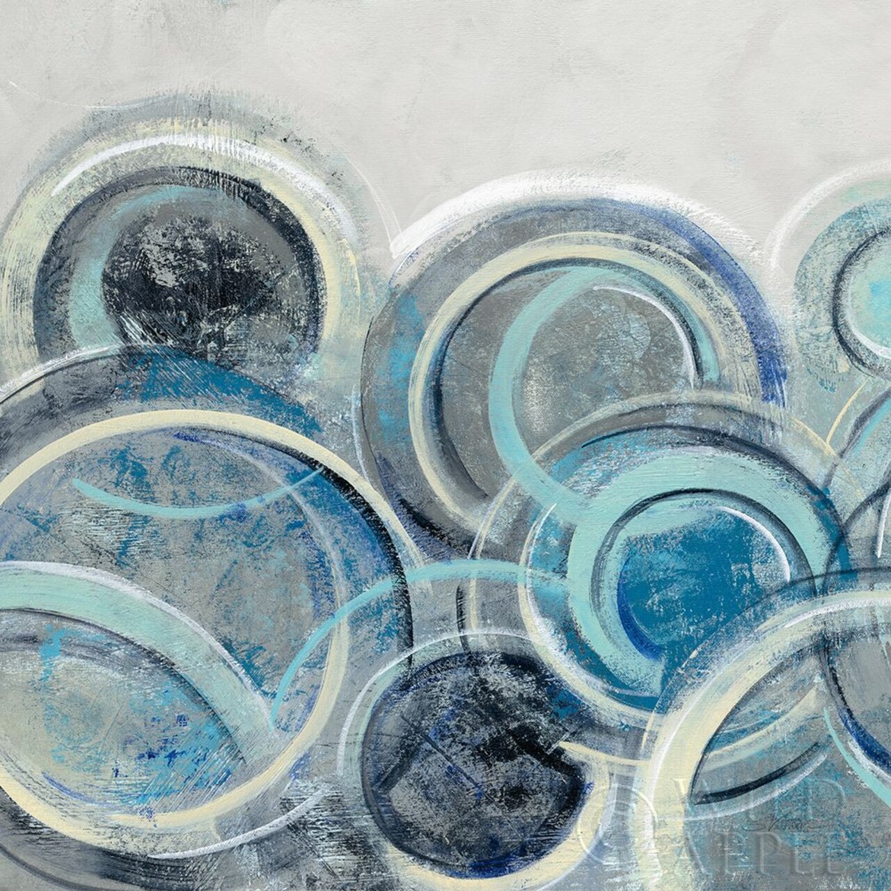 Variation Blue Grey Ii Poster Print by Silvia Vassileva - Item # VARPDX35714